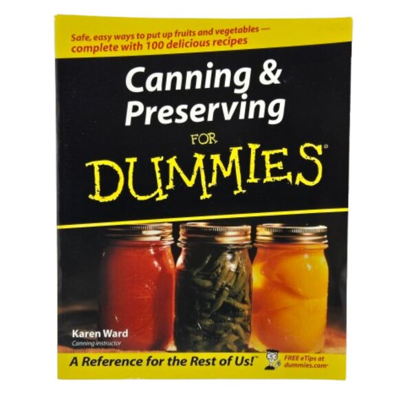 Vintage 2003 Canning and Preserving for Dummies Cookbook Reference Book - Picture 16 of 16